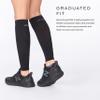 2XU Unisex X Compression Calf Guards - for Lower Leg Support & Recovery - Titanium/Black X-Small view 4