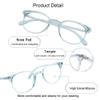 WANXIN Blue Light Blocking Glasses, Anti Eyestrain, TV Glasses for Women Men, Anti UV, Anti GlareClear Blue+6.00 Magnification view 3