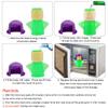 Abnaok Microwave Cleaner, Angry Mama Microwave Cleaner Microwave Oven Steam Cleaner Easily Clean in Minutes Cleans Add Vinegar and Water for Home or Office with English Manual (Green) view 4