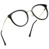 WANXIN Blue Light Blocking Glasses, Anti Eyestrain, TV Glasses for Women Men, Anti UV, Anti GlareBlack+4.50 Magnification view 1