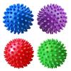 PGYUD Professional Massage Balls Foot Ball Foot Massager Spiky Roller for Deep Tissue Trigger Point Plantar Fasciitis Reflexology Stress Therapy Myofascial Release(Green + Pink + Purple + Blue) view 1