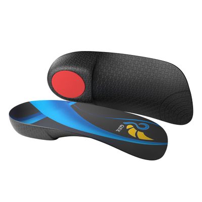 3/4 Arch Support Insoles for Women/Men, QBK Orthotics Shoe Insoles High Arch Supports Shoe Insoles for Plantar Fasciitis, Flat Feet, Over-Pronation, Relief Heel Spur PainL