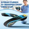 3/4 Arch Support Insoles for Women/Men, QBK Orthotics Shoe Insoles High Arch Supports Shoe Insoles for Plantar Fasciitis, Flat Feet, Over-Pronation, Relief Heel Spur PainL view 4