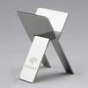 HEHUANG Cigar Stand Stainless Steel Cigar Ashtray Holder Quality Rack Practical Gadgets Silver Foldable Cigar Stand Tray,Silver view 1