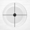 100 Count Disposable 7 Inch White Plastic Plates view 2