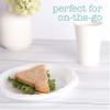 100 Count Disposable 7 Inch White Plastic Plates view 4