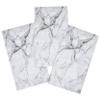 Gift Boutique 100 Marble Guest Napkins 3 Ply Disposable Paper White Gray Marbleized Dinner Hand Napkin for Bathroom Powder Room Wedding Anniversary Holiday Bridal & Baby Shower Grey Decorative Towels view 3