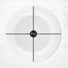 100 Count Disposable 6 Inch White Plastic Dessert Plates view 2