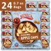 Seneca Caramel Apple Chips | Made from Fresh Apples | 100% Red Delicious Apples | Yakima Valley Orchards | Crisped Apple Perfection | Foil-Lined Freshness Bag | 0.7 ounce (Pack of 24) view 4