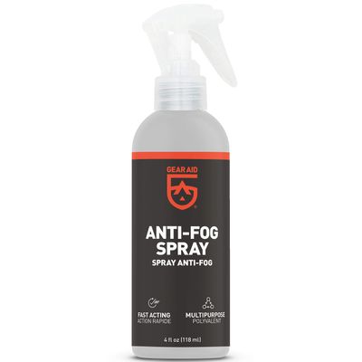 GEAR AID Anti-Fog Spray for Goggles, Masks and Eyeglasses, 4 fl oz, Clear