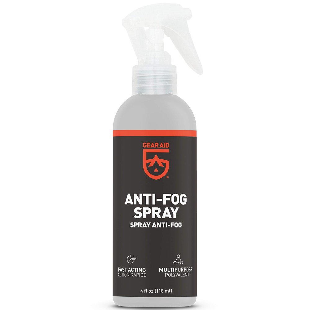 GEAR AID Anti-Fog Spray for Goggles, Masks and Eyeglasses, 4 fl oz, Clear
