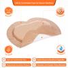 Sacral Silicone Foam Dressing with Border for Sacrum Ulcer, Pressure Ulcer, Butt Bed Sore, Size 7''x7''(4.9''x5.3'' Pad), Painless Removal High Absorbency, Bedsore Wound Bandage,5 Pack view 3