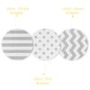 120 Sheets Christmas Tissue Paper Bulk, Silver White Metallic Gift Wrapping Paper for Graduation, Birthday, Party Decoration, DIY Arts Crafts, Weddings, Bridal Showers, 20 Inch x 14 Inch view 2