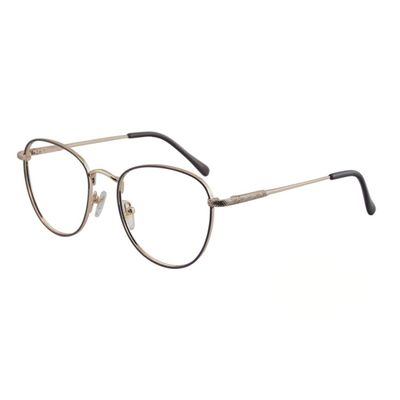 ProEyes Lyra,Progressive Multifocal Blue Light Blocking Readers w/Spring Hinge, Anti-Reflective Resin Lens, 0 Power on Top Lens (Brown, 1.00 x)
