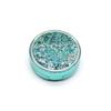 Cute Fashion Contact Lens Case, Color Sparkles Contact Lens Care Vision Care Nobleness Contact Lens Cases Kit with Mirror, Tweezers, Stick Connection, Keep Contact Lens from Drying (Green) view 1