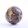 1pc 70-80mm Brown Septarium Quartz Natural Stone Crystal Ball Sphere view 2
