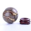 1pc 70-80mm Brown Septarium Quartz Natural Stone Crystal Ball Sphere view 3