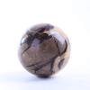 1pc 70-80mm Brown Septarium Quartz Natural Stone Crystal Ball Sphere view 4