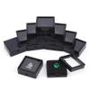BENECREAT 12Pack Black Gemstone Display Box 2" x 0.78" Jewelry Box Container with Clear Top Lids for Gems, Coins, Christmas Festival Wedding Jewelry Packing view 1