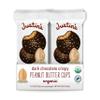 Justins's Organic Crispy Dark Chocolate Peanut Butter Cups, Rainforest Alliance Certified Cocoa, Gluten-free, Responsibly Sourced, 12 Pack (2 cups each) view 1