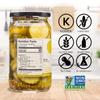 Pickerfresh Bread & Butter Sweet Crinkle Cut Chips Pickles, 16 oz (3 Pack), Certificated, Non-GMO, Gluten Free, High in Antioxidants, No Artificial Color & No Preservatives, Ready to Eat, Great For Hamburgers, Salads and Vegan Recipes, Simple Ingredi view 4
