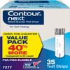 Ascensia Contour Next Blood Glucose Test Strips for Diabetes  35 Count (1 Pack) - Accurate, No Coding, Second-Chance Sampling, Compatible with All Contour Next Meters for Easy Blood Sugar Testing view 1
