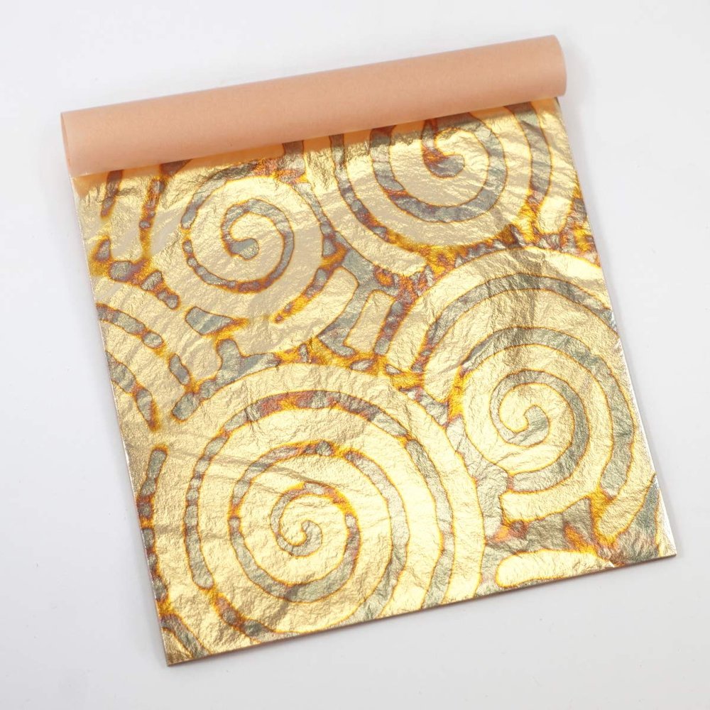 L.A. Gold Leaf: Loose Variegated Leaf #11 Booklets, 5 1/2" x 5 1/2" (4 Booklets (100 Sheets))