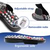 BYRIVER Under Desk Foot Massager Footrest Acupressure Slippers Sandals Shoes Mat for Men Women, Relieve Plantar Fasciitis Neuropathy Pain, Stress Relief Massager, Gifts for Runners (03XS) view 4