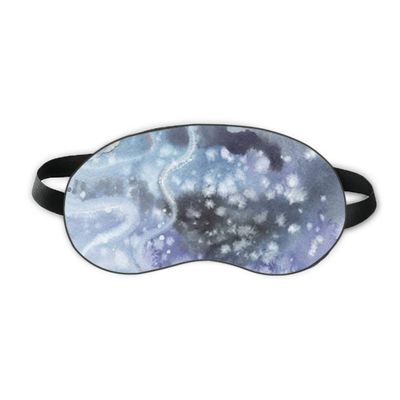 Abstract Ink Watercolor Shading Sleep Eye Shield Soft Night Blindfold Shade Cover
