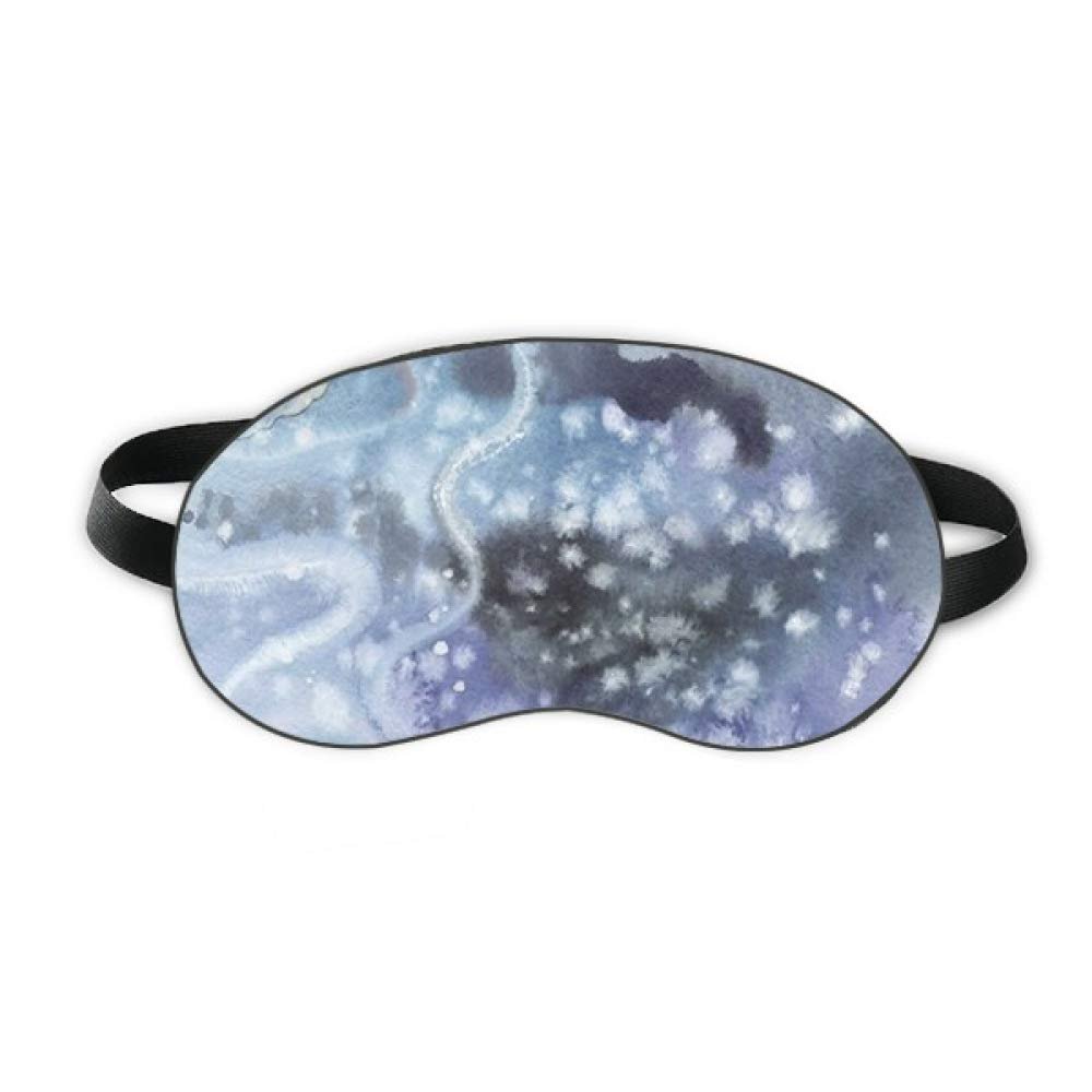 Abstract Ink Watercolor Shading Sleep Eye Shield Soft Night Blindfold Shade Cover