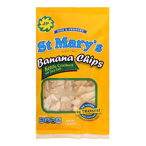 24 x St Mary's Banana Chips 71g(2.5oz)