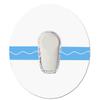 G6 Over Patches Waterproof - 55 Pack Stickers for G6-Transparent Adhesive Patches for CGM-HECHUAN view 1