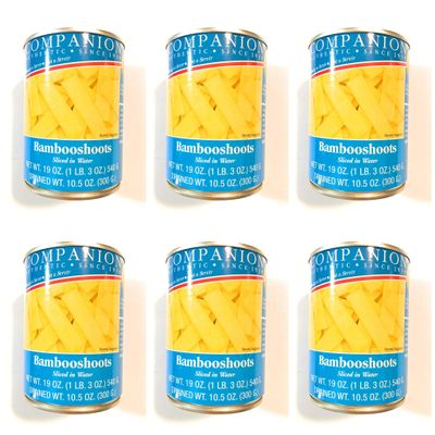6 Pack Companion Bambooshoots Sliced In Water 19 Oz Each