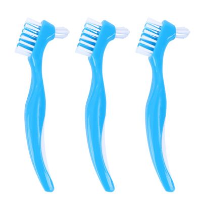 EXCEART Toothbrushes Hand Tools Hand Tools 3Pcs Brush Dual False Cleaning Brush Toothbrush Care Cleaning Tools Cleaning Set Cleaning Set Hand Tools
