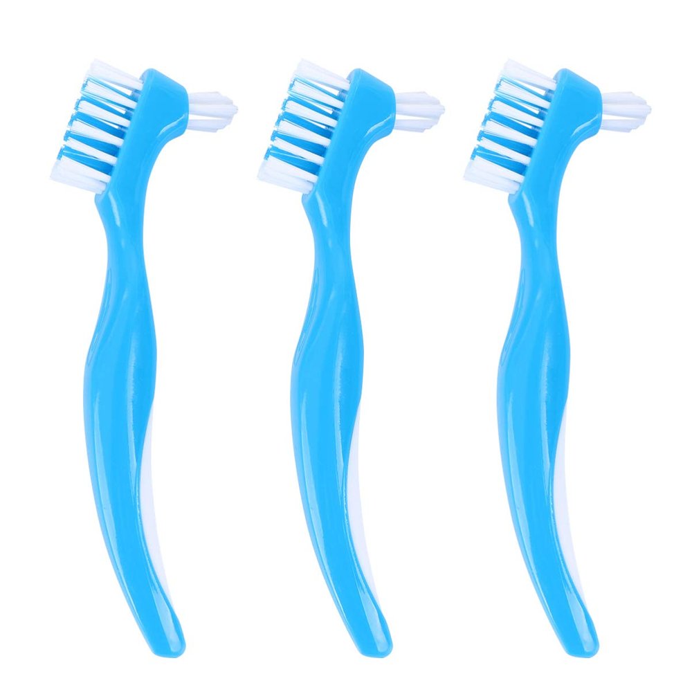 EXCEART Toothbrushes Hand Tools Hand Tools 3Pcs Brush Dual False Cleaning Brush Toothbrush Care Cleaning Tools Cleaning Set Cleaning Set Hand Tools