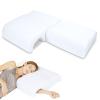 HOMCA Memory Foam Cuddle Pillow for Couples, Side Sleeper Pillow with Arm Hole, Ergonomic Support for Head, Neck and Arm with Breathable Washable Pillowcase view 1