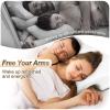 HOMCA Memory Foam Cuddle Pillow for Couples, Side Sleeper Pillow with Arm Hole, Ergonomic Support for Head, Neck and Arm with Breathable Washable Pillowcase view 2