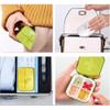2 PCS Medicine Plan Pill Box.Push Button (4 Cells) Pill, Medicine, Vitamin Organizer Box - Orange view 3