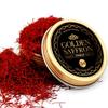 Golden Saffron, Finest Pure Premium All Red Saffron Threads, Grade A+ Super Negin, Non-GMO Verified. For Tea, Paella, Rice, Desserts, Golden Milk and Risotto (3.0 Grams) view 1