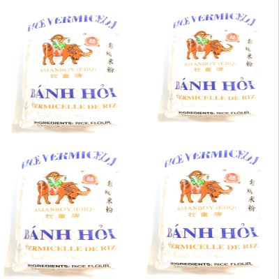 4 Pack Asianboy Rice Vermicelli(Fine)10.5 Oz Each