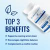 Approved Science Anxietex Night - Ease Worry and Discontent, Sleep Well - Valerian, Passion Flower, Chamomile - 30 Capsules - Vegan Supplement - Made in The USA view 2