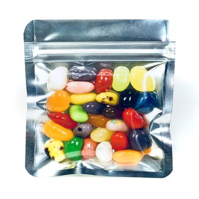 100 pk Mini Mylar Smell Proof Resealable Ziplock Pill Packs 3 1/4" x 4 1/4, Thick 4 mil Storage Bags, Foil Pouch. Medicine, Travel, Sample and Display Baggies. ROYPACK