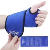 Hilph Wrist Ice Pack Wrap for Carpal Tunnel Relief, FSA Eligible HSA, Reusable Wrist Hot & Cold Therapy Brace for Hand Injuries, Arthritis, Tendonitis, Surgery Recovery Items Gifts Men Women, Blue view 1