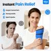 Hilph Wrist Ice Pack Wrap for Carpal Tunnel Relief, FSA Eligible HSA, Reusable Wrist Hot & Cold Therapy Brace for Hand Injuries, Arthritis, Tendonitis, Surgery Recovery Items Gifts Men Women, Blue view 2