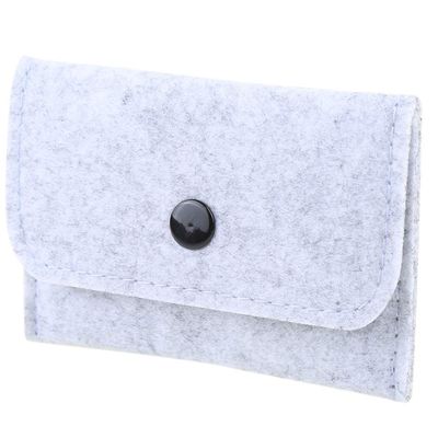 2 Pack Birth Control Pill Case with 34 Grayish for Women Privacy Protection Contraceptive Medicine Holder Packet Sleeve Pouch Wallet
