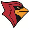 1/4 Sheet - Cardinals Mascot Birthday - D924 - 2D Edible Cake Cupcake Party Topper view 1
