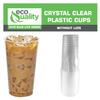 [150 COUNT] 10 oz Clear Plastic Disposable PET Cups  Crystal Clear Cold Drink Cups for Smoothies, Iced Coffee, Juice, Soda, Parfaits, Cocktails, and Parties (10 oz) view 4