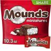 MOUNDS Miniatures Coconut and Dark Chocolate Candy Share Pack, 10.3 oz view 1
