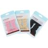 3pairs Heel Pads Self-Adhesive Cushion Protectors for High Heels Thick Sponge Material Pink Black and Apricot Anti-Slip Foot Care for Comfort and Blister Prevention view 3