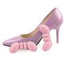 3pairs Heel Pads Self-Adhesive Cushion Protectors for High Heels Thick Sponge Material Pink Black and Apricot Anti-Slip Foot Care for Comfort and Blister Prevention view 4